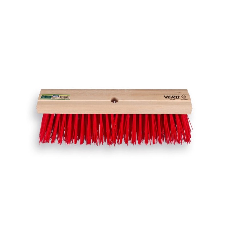 Straatbezem rood 41cm Straatbezem rood 41cm