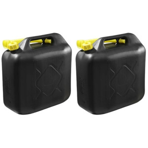 Jerrycan 5L zwart plastic