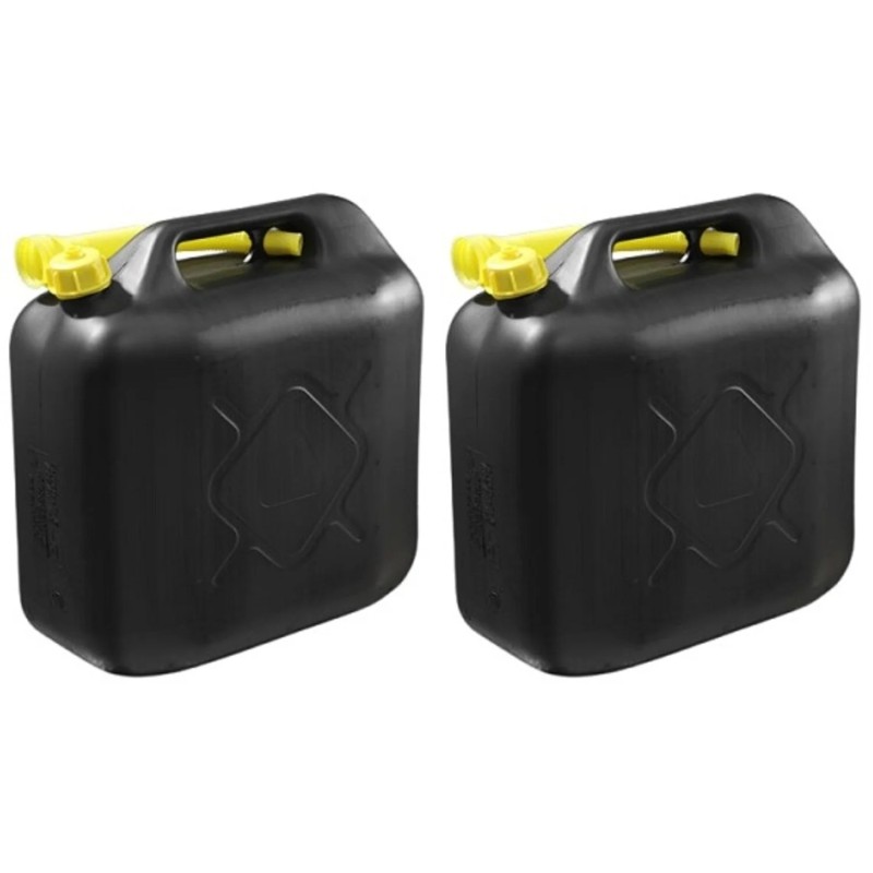 Jerrycan 5L zwart plastic