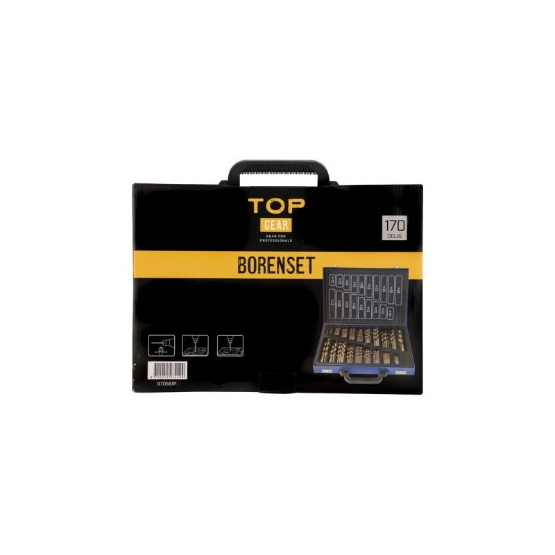 Borenset Topgear 170 delig