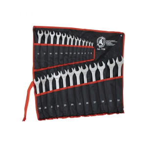 Steek-ringsleutelset 25-dlg