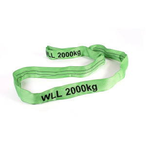 Rondstrop groen  1m 2T