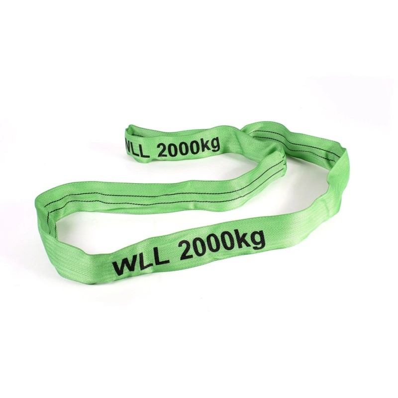 Rondstrop groen  1m 2T Rondstrop groen  1m 2T