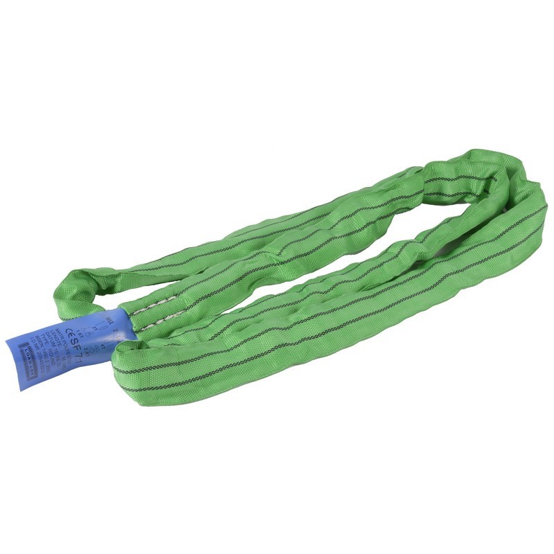 Rondstrop groen 2m 2T Rondstrop groen 2m 2T