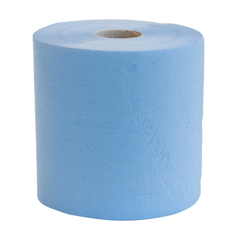 Industriepapier blauw 190mtr 500 vel per rol Industriepapier blauw 190mtr 500 vel per rol