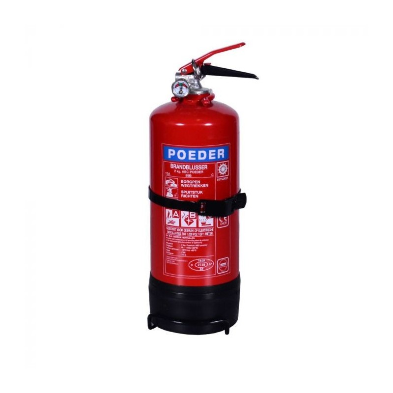 Brandblusser poeder ABC 2KG Brandblusser poeder ABC 2KG