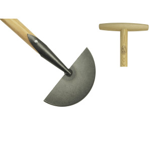 Graskantensteker houten steel De Wit 9103