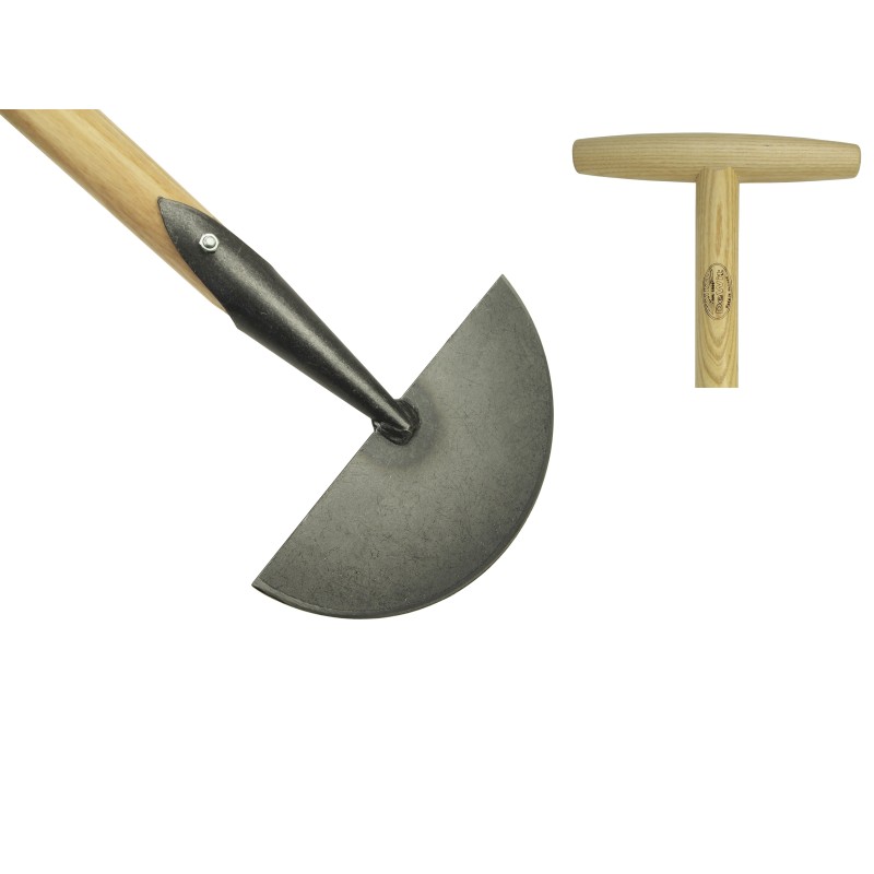 Graskantensteker houten steel De Wit 9103