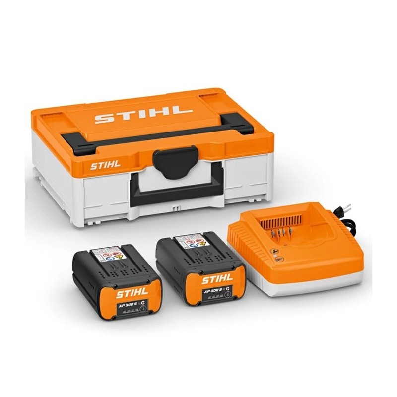 Powerbox 2 Stihl (2x AP300S accu + AL500 lader)