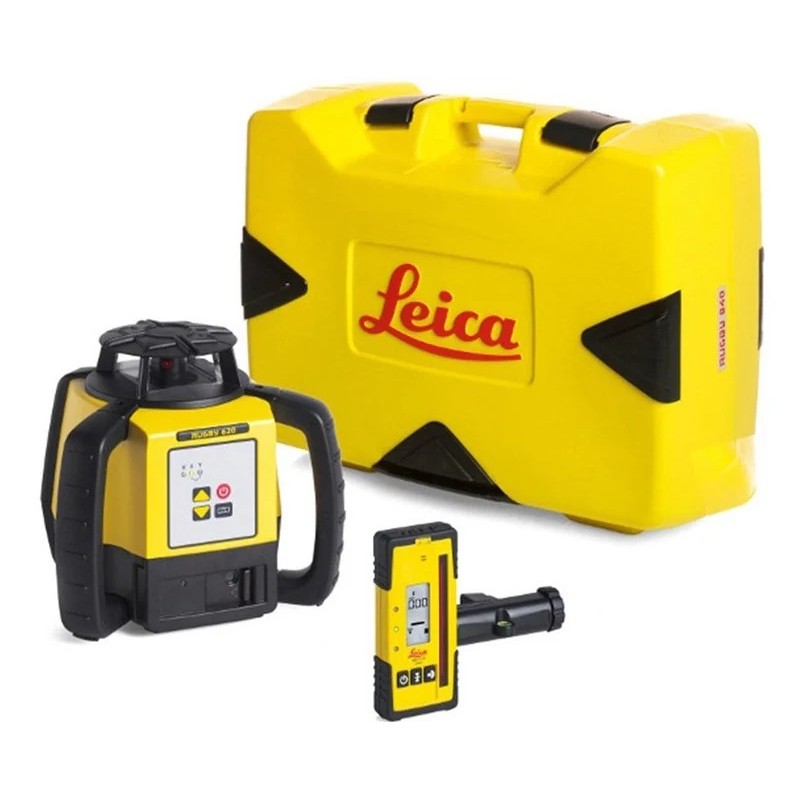 Laser Leica Rugby 620 + mm ontvanger Rod Eye 160 Laser Leica Rugby 620 + mm ontvanger Rod Eye 160
