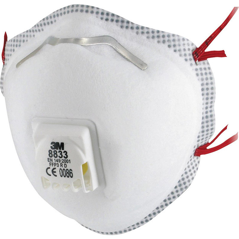 Stofmasker FFP3 met ventiel Stofmasker FFP3 met ventiel