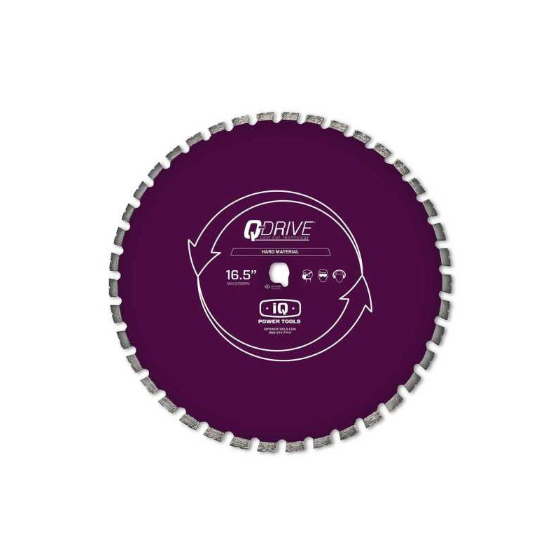 Diamantzaagblad 420mm Q-Drive Hard 2 Silent iQMS362 paars Diamantzaagblad 420mm Q-Drive Hard 2 Silent iQMS362 paars