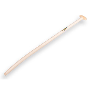 Schopsteel ATLAS 130cm extra sterk gebogen met doorgestoken hilt